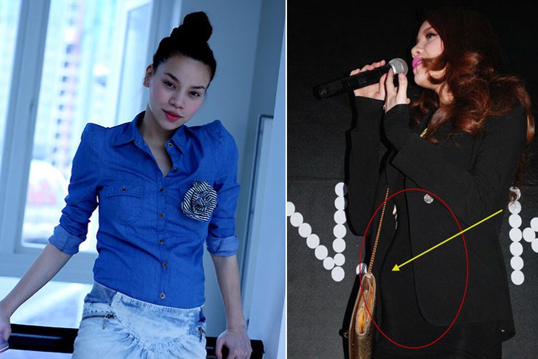 Giữa năm 2010, tin đồn Hồ Ngọc H&agrave; mang thai với Cường đ&ocirc;-la đ&atilde; g&acirc;y x&ocirc;n xao giới showbiz. Thời gian n&agrave;y l&agrave; giai đoạn kh&oacute; khăn đối với Hồ Ngọc H&agrave;, nhất l&agrave; khi những luồng dư luận đều cho rằng c&ocirc; đến với Cường đ&ocirc;-la v&igrave; tiền. 