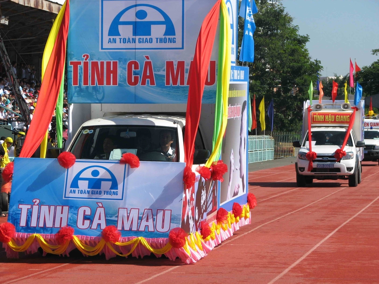 Đội C&agrave; Mau tại hội thi