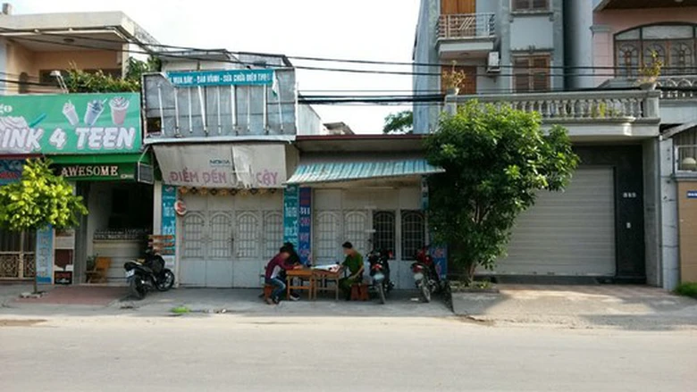 Hiệu cầm đồ nơi anh Đ&ocirc;ng Anh bị s&aacute;t hại (Ảnh: Người lao động)