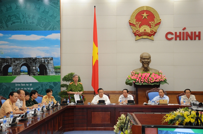 Trung tướng Đỗ Đ&igrave;nh Nghị đề nghị c&aacute;c địa phương hiểu đ&uacute;ng chuyện sử dụng kinh ph&iacute; từ nguồn thu xử phạt