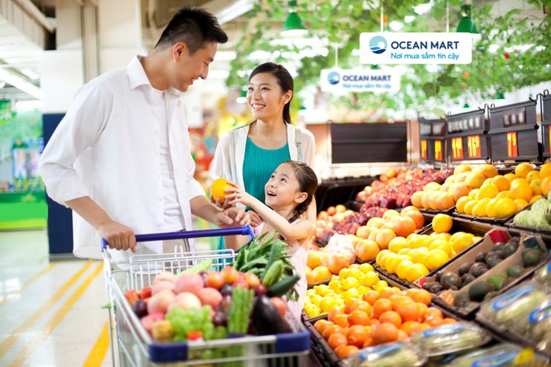 Đến nay, tổng diện t&iacute;ch mặt bằng b&aacute;n lẻ của OceanMart/OceanMall v&agrave;o khoảng 40,000 m2