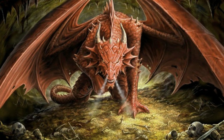 Đứng thứ hai l&agrave; rồng Smaug hung &aacute;c trong loạt phim The Hobbit. Smaug trở n&ecirc;n gi&agrave;u c&oacute; bởi đ&atilde; ph&aacute; hủy vương quốc của người l&ugrave;n ở v&ugrave;ng Trung Địa v&agrave; chiếm trọn to&agrave;n bộ số v&agrave;ng khổng lồ của họ.