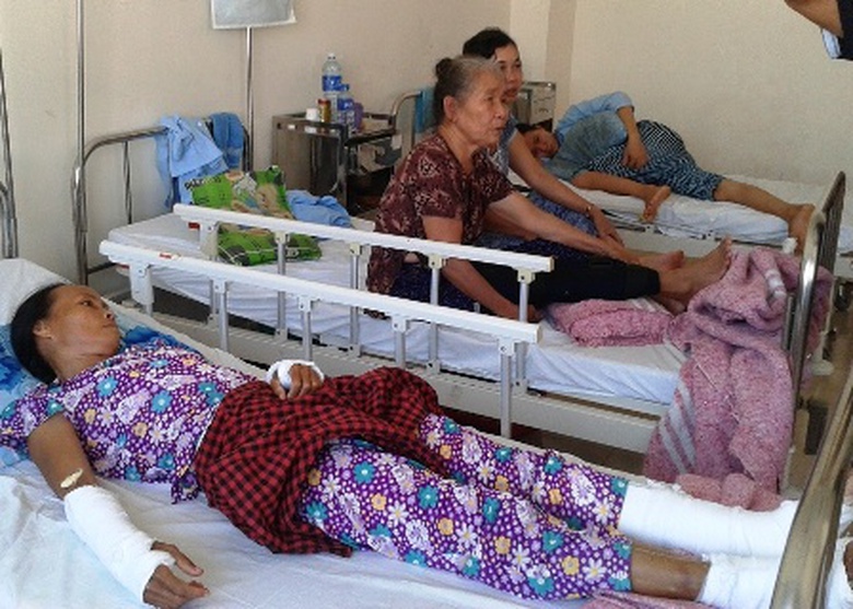 B&agrave; H. đang được điều trị tại Bệnh viện Đa khoa tỉnh Thừa Thi&ecirc;n - Huế