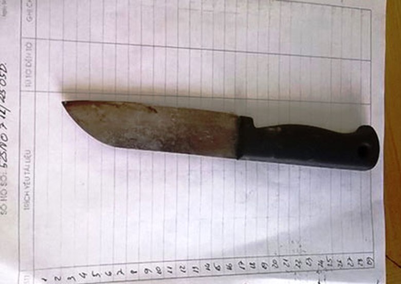 Con dao Th&ugrave;y d&ugrave;ng để đ&acirc;m &ocirc;ng Bi&ecirc;n