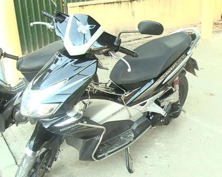 Chiếc xe m&aacute;y Dũng lấy trộm đem v&agrave;o tiệm cầm đồ