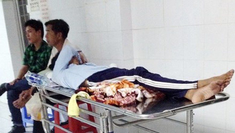 Bị can Nguyễn Văn Nghiệp đang điều trị tại Bệnh viện C&agrave; Mau