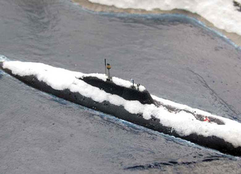 TK-17 &ldquo;Arkhangelsk&rdquo; đang tuần tra ở khu vực Bắc Cực.