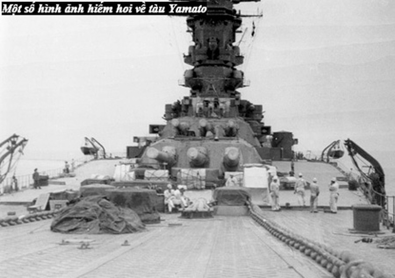 Một số h&igrave;nh ảnh hiếm hoi về t&agrave;u Yamato