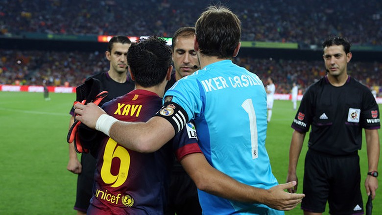 Xavi v&agrave; Casillas l&agrave; hai cầu thủ vĩ đại của những trận Si&ecirc;u kinh điển