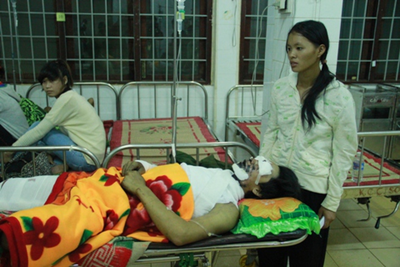 Một nạn nh&acirc;n tại bệnh viện