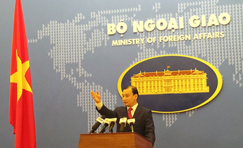 Người ph&aacute;t ng&ocirc;n Bộ Ngoại giao Việt Nam - L&ecirc; Hải B&igrave;nh