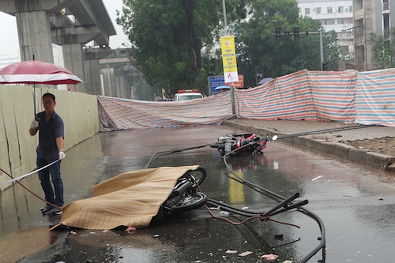 Một nạn nh&acirc;n kh&aacute;c kh&ocirc;ng may mắn như vợ chồng &ocirc;ng Phong, đ&atilde; tử vong tại hiện trường