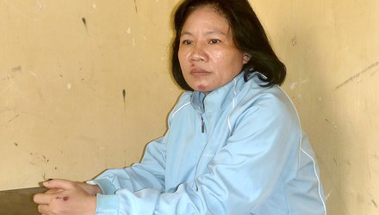 Đối tượng Nguyễn Thị Thanh Phượng tại cơ quan c&ocirc;ng an (Ảnh: Tiền Phong)