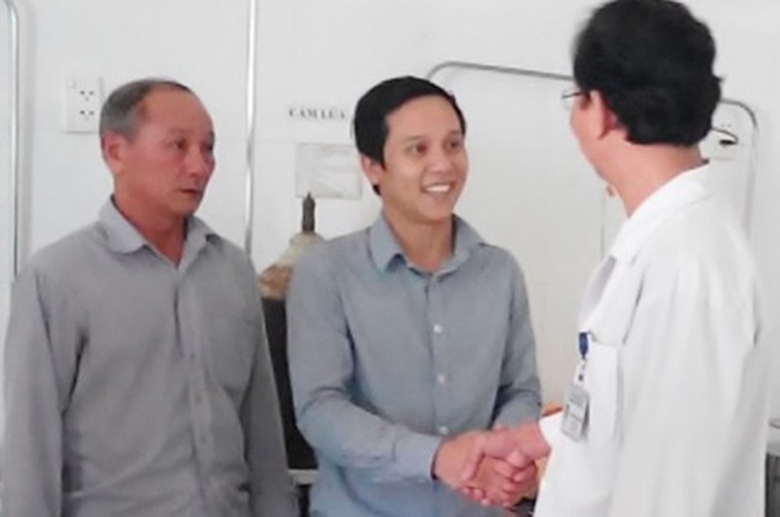 Bệnh nh&acirc;n Chu Văn Chung đ&atilde; được xuất viện.