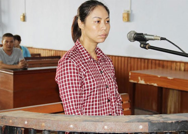 Bị c&aacute;o Trang tại t&ograve;a