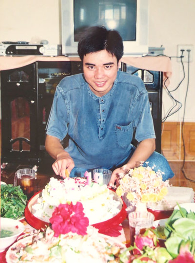 Hồ Duy Hải trong một lần tổ chức sinh nhật (Ảnh do gia đ&igrave;nh cung cấp)