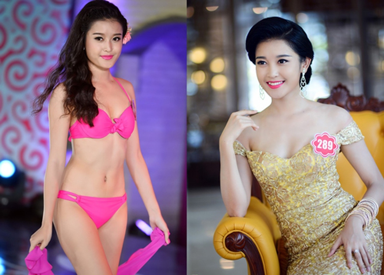 Vẻ đẹp của Huyền My khi tham gia 