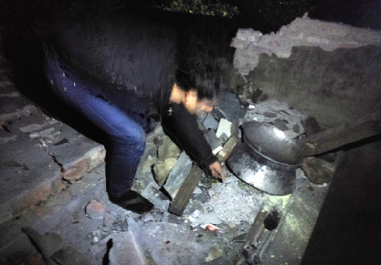 Vị tr&iacute; quả ph&aacute;o ph&aacute;t nổ