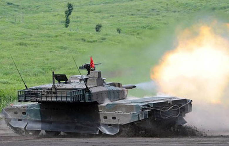 Type 10 khai ph&aacute;o 120mm.