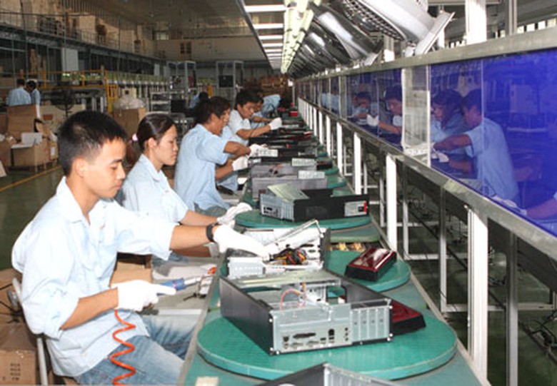 D&acirc;y chuyền sản xuất m&aacute;y t&iacute;nh Hanel