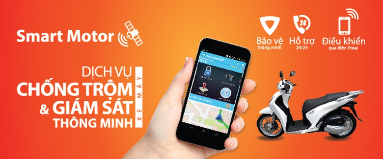 Bộ giải ph&aacute;p chống trộm cho xe m&aacute;y của Viettel c&oacute; gi&aacute; 1,55 triệu đồng