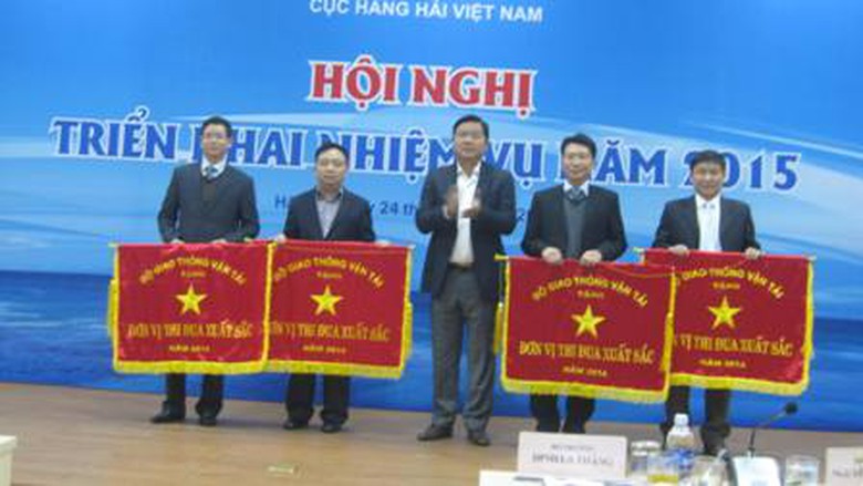4 tập thể được nhận Cờ thi đua xuất sắc năm 2014 của Bộ trưởng Bộ GTVT