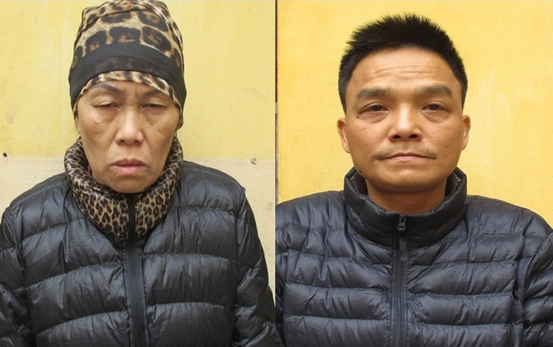 Hai đối tượng Th&aacute;i v&agrave; Long bị tạm giữ tại cơ quan c&ocirc;ng an