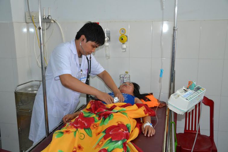 Bệnh nh&acirc;n đang điều trị tại bệnh viện