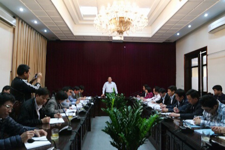 Thứ trưởng Nguyễn Hồng Trường y&ecirc;u cầu Tổng Gi&aacute;m đốc Tập đo&agrave;n Cục 6 phải cử c&aacute;c chuy&ecirc;n gia giỏi sang Việt Nam để thực hiện dự &aacute;n