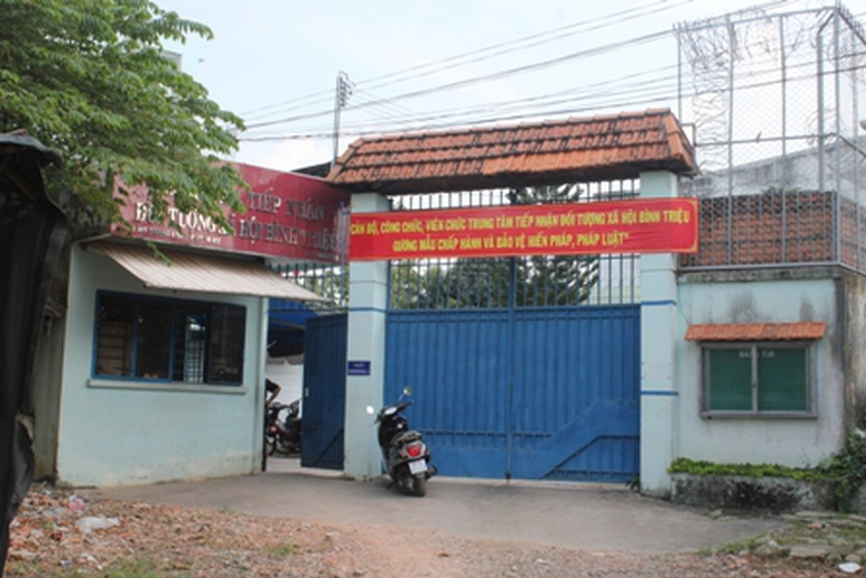 Trung t&acirc;m tiếp nhận c&aacute;c đối tượng x&atilde; hội B&igrave;nh Triệu