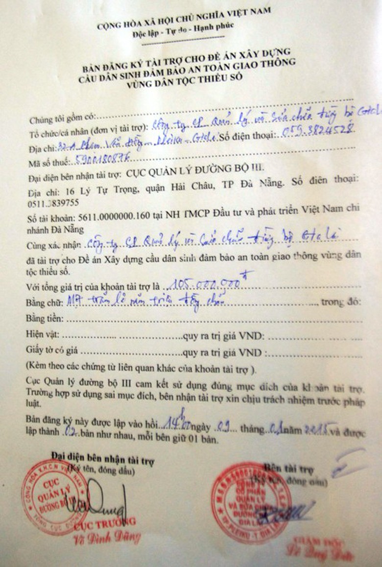 Những bi&ecirc;n bản k&yacute; kết n&agrave;y sẽ kết lại mảng cầu để x&oacute;a bỏ cảnh chia cắt, bất an khi lưu th&ocirc;ng cho người d&acirc;n v&ugrave;ng s&acirc;u xa, hẻo l&aacute;nh.