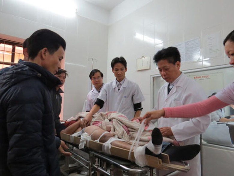 C&aacute;c nạn nh&acirc;n được cấp cứu kịp thời tại BV Giao th&ocirc;ng vận tải 