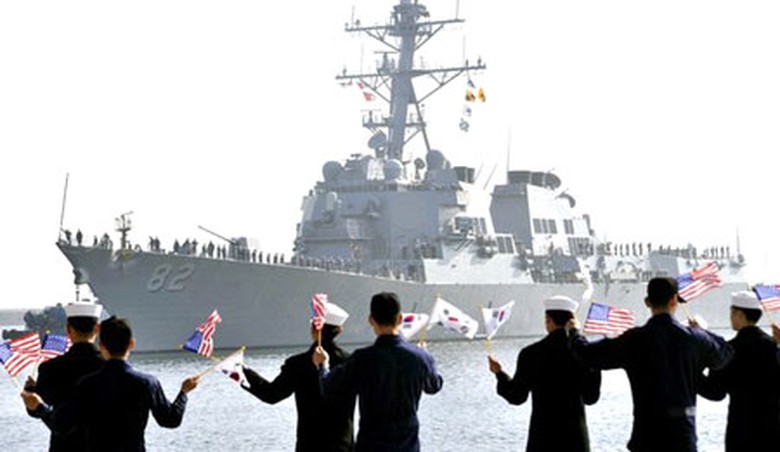 Một cuộc tập trận chung giữa H&agrave;n Quốc v&agrave; Mỹ