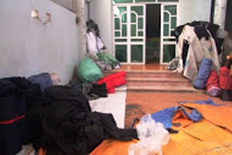 Nơi B&igrave;nh đột nhập lấy trộm vải