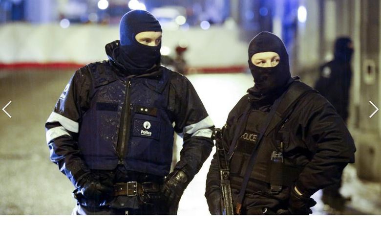 Cảnh s&aacute;t Bỉ phong tỏa c&aacute;c con đường ở Vernt