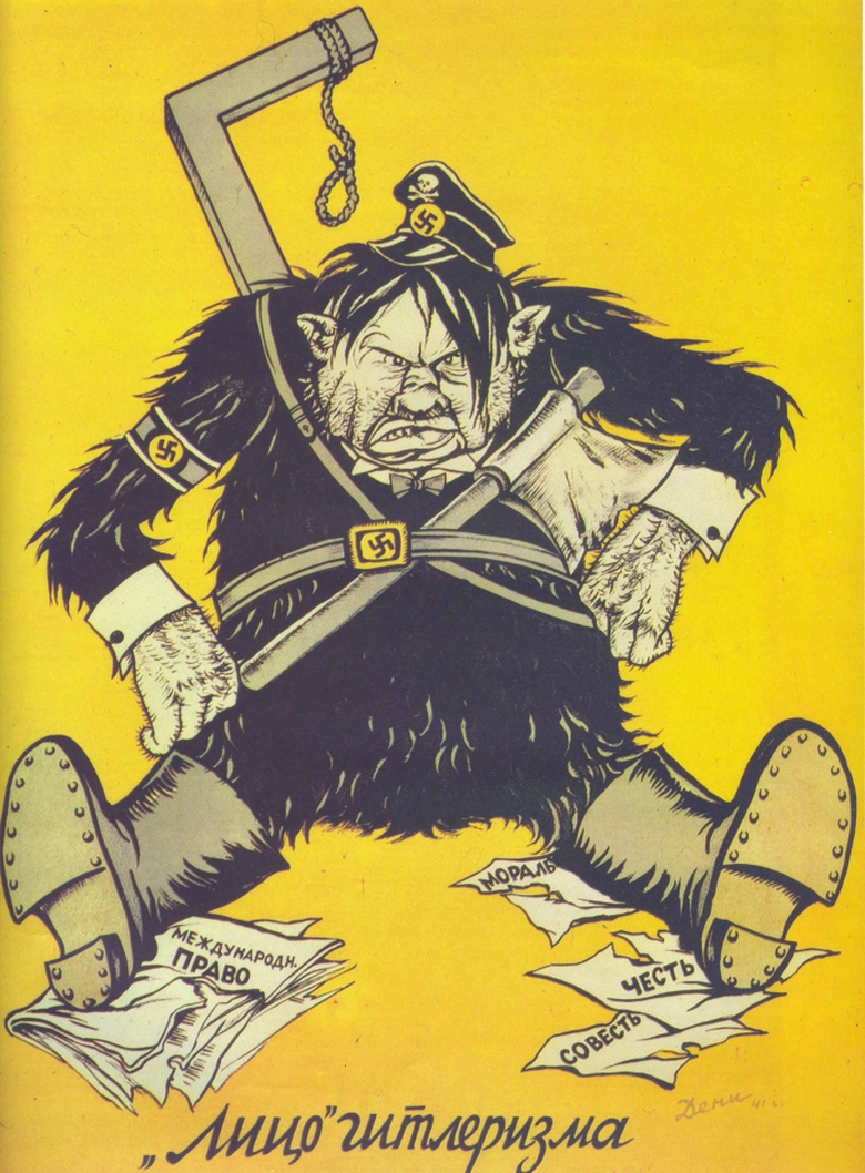 khu&ocirc;n mặt của Hitler Viktor Deni, 1941