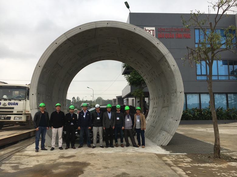 Sản phẩm segment đường hầm của Bảo Qu&acirc;n được ứng d