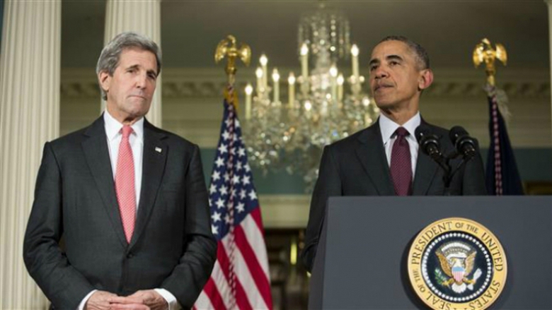 Tổng thống Mỹ Barack Obama sau cuộc họp với Hội đồ