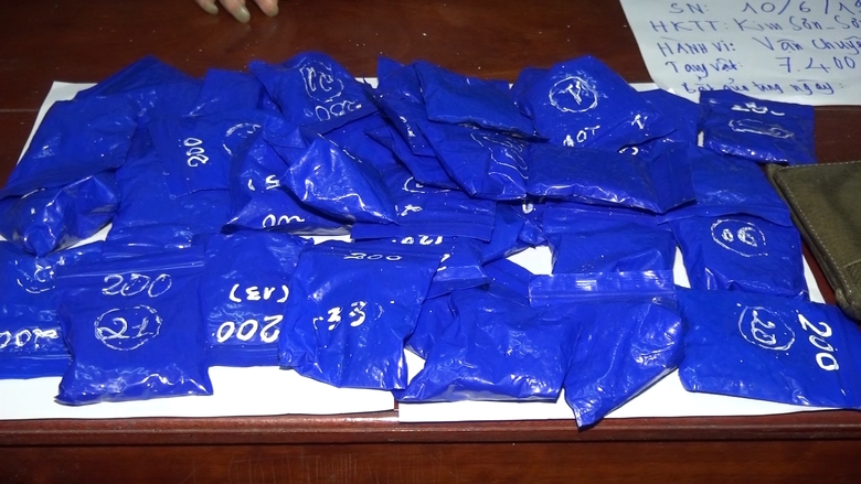 tang vật thu được của vụ &aacute;n