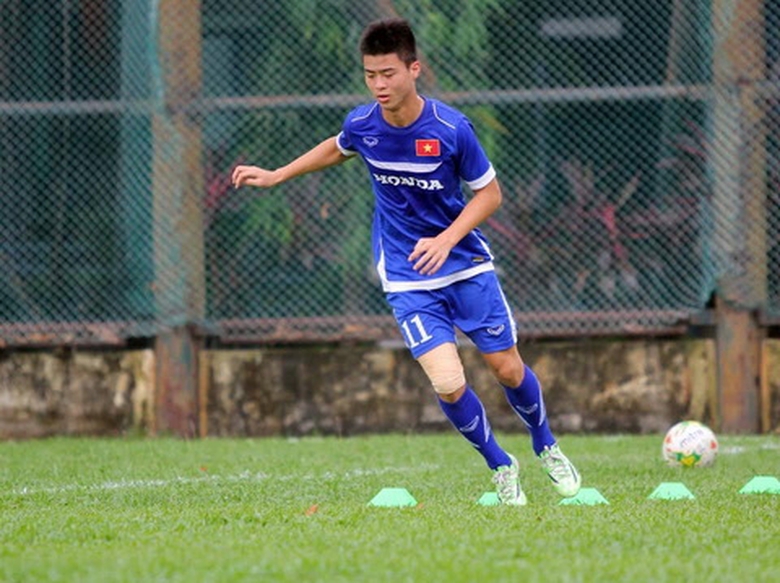 Duy Mạnh đ&atilde; bắt đầu tập luyện được với khối lượng 