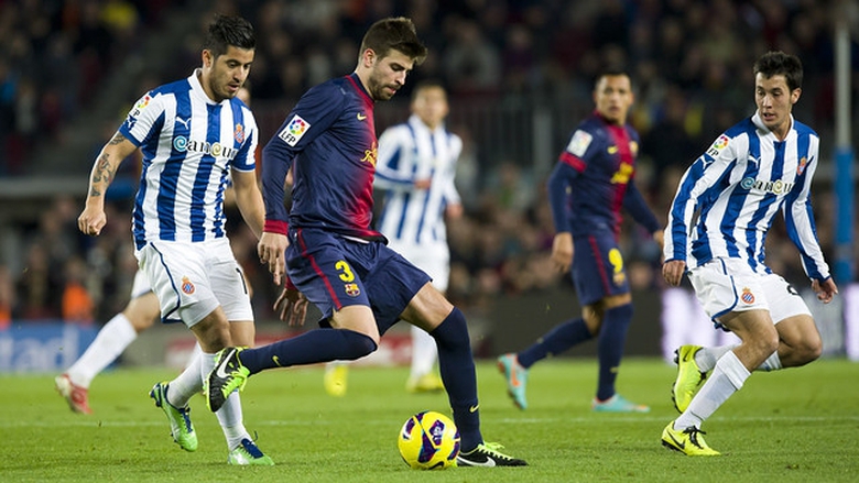 Barca c&oacute; trận đấu kh&ocirc;ng mấy dễ chịu trước Espanyol