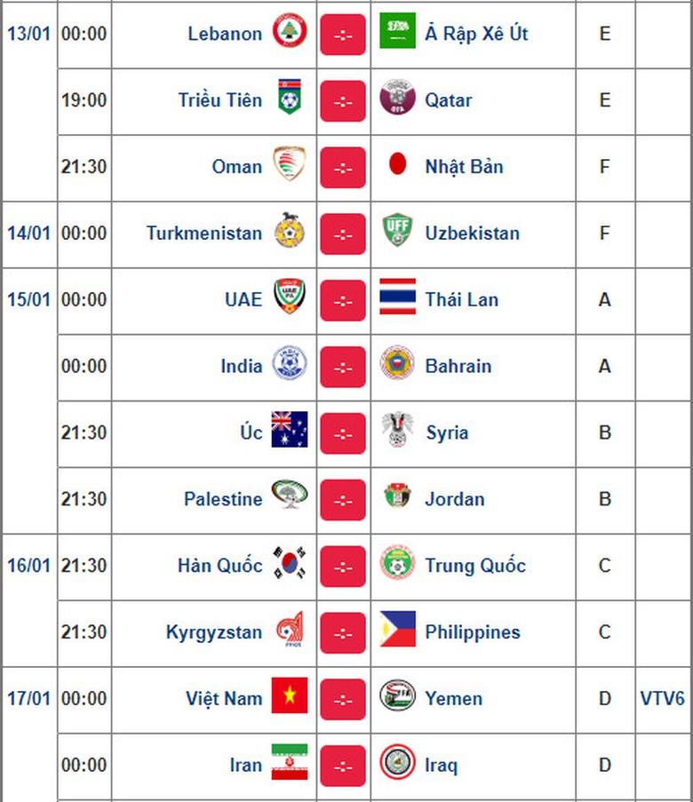 lich-thi-dau-asian-cup-2019-2
