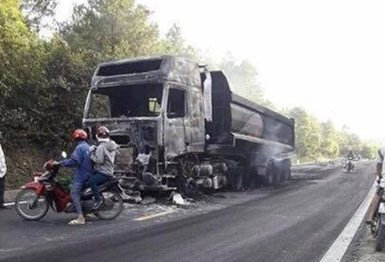 Hiện trường vụ ch&aacute;y