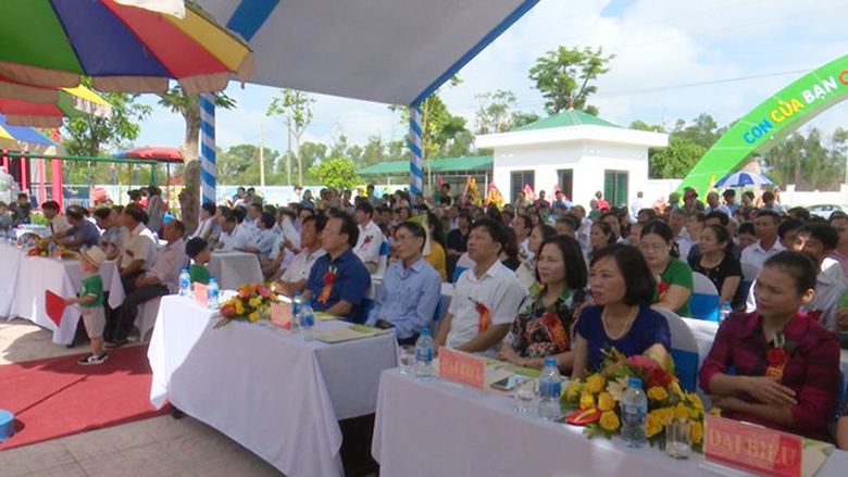 To&agrave;n cảnh lễ kh&aacute;nh th&agrave;nh v&agrave; khai giảng năm học mới