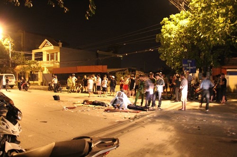 Hiện trường vụ tai nạn