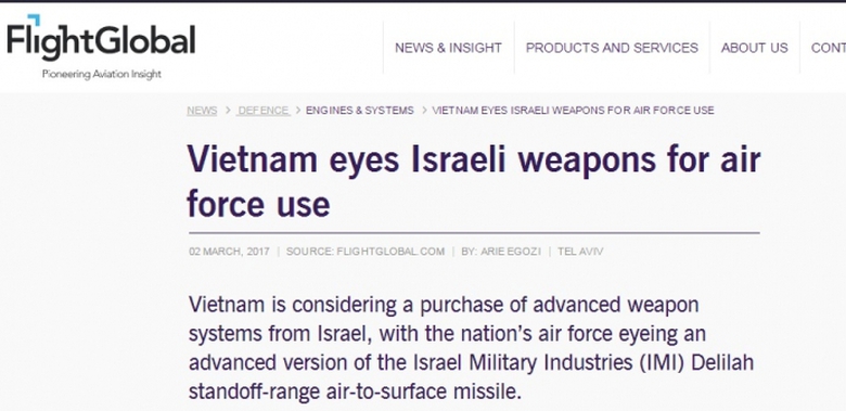 viet nam se can nhac mua ten lua manh nhat cua isr