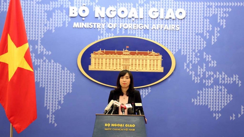 Người ph&aacute;t ng&ocirc;n Bộ Ngoại giao L&ecirc; Thị Thu Hằng