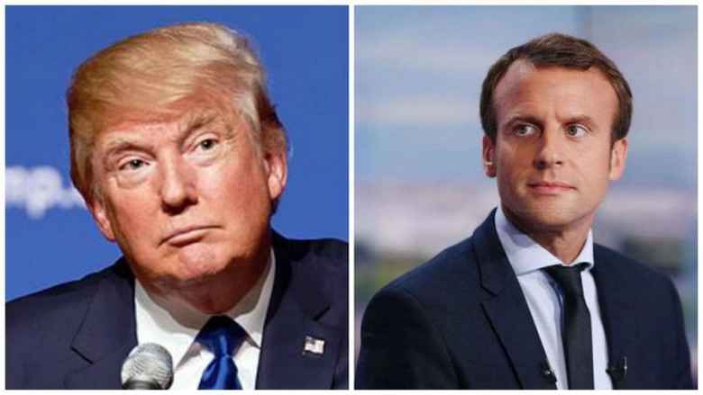 Tổng thống Mỹ Trump ch&uacute;c mừng &ocirc;ng Macron đắc cử tổ