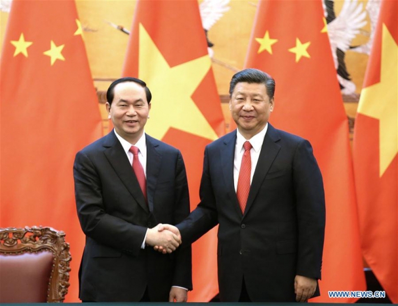 Chủ tịch nước Trần Đại Quang thăm ch&iacute;nh thức Trung