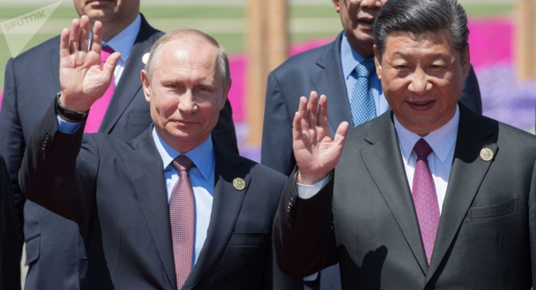 Tổng thống Nga Putin v&agrave; Chủ tịch nước Trung Quốc
